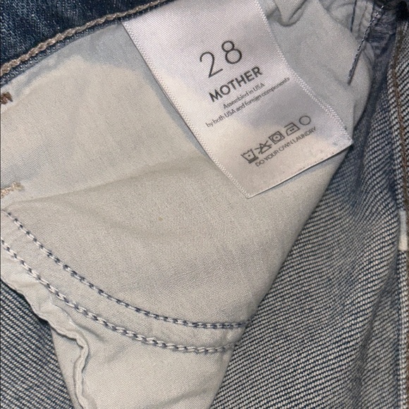 New MOTHER jeans. The Roller Skimp Ankle in Slip and Fall. Size 28. - Picture 6 of 9
